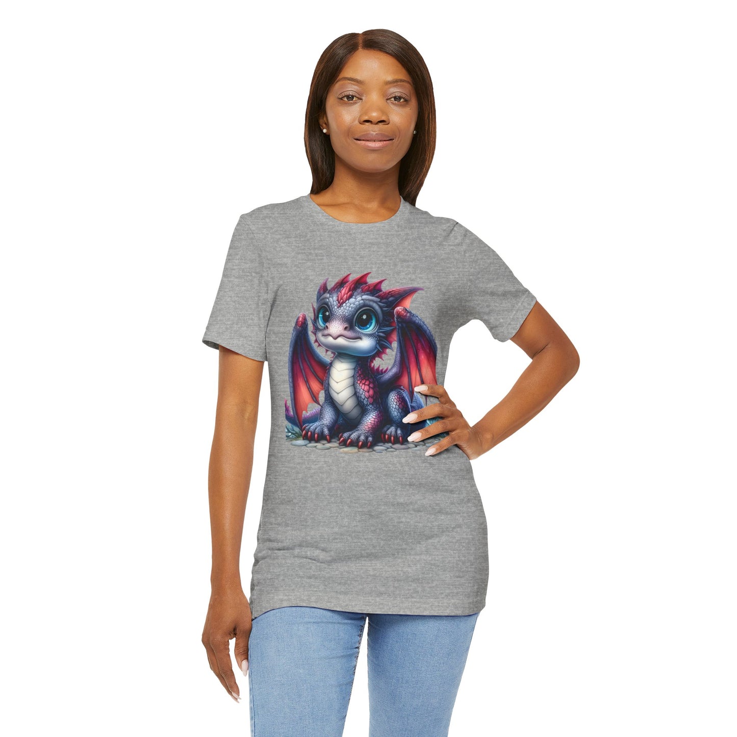 Baby Dragon T-Shirt - Whimsical Creature Art Tee, Unisex, Soft Cotton - Perfect for Fantasy and Dragon Enthusiasts