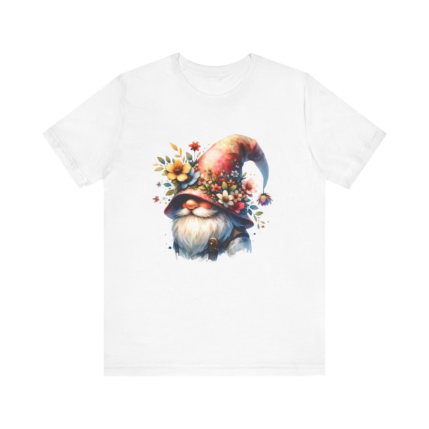 Gnome T-Shirt - Mystical Forest Dweller Art Tee, Unisex, Soft Cotton - Perfect for Garden and Fantasy Fans