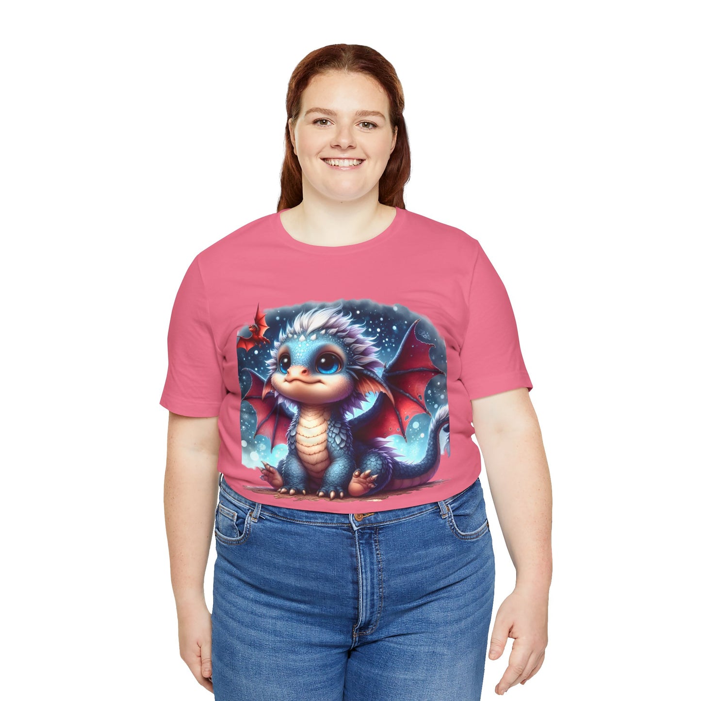 Baby Dragon T-Shirt - Whimsical Creature Art Tee, Unisex, Soft Cotton - Perfect for Fantasy and Dragon Enthusiasts