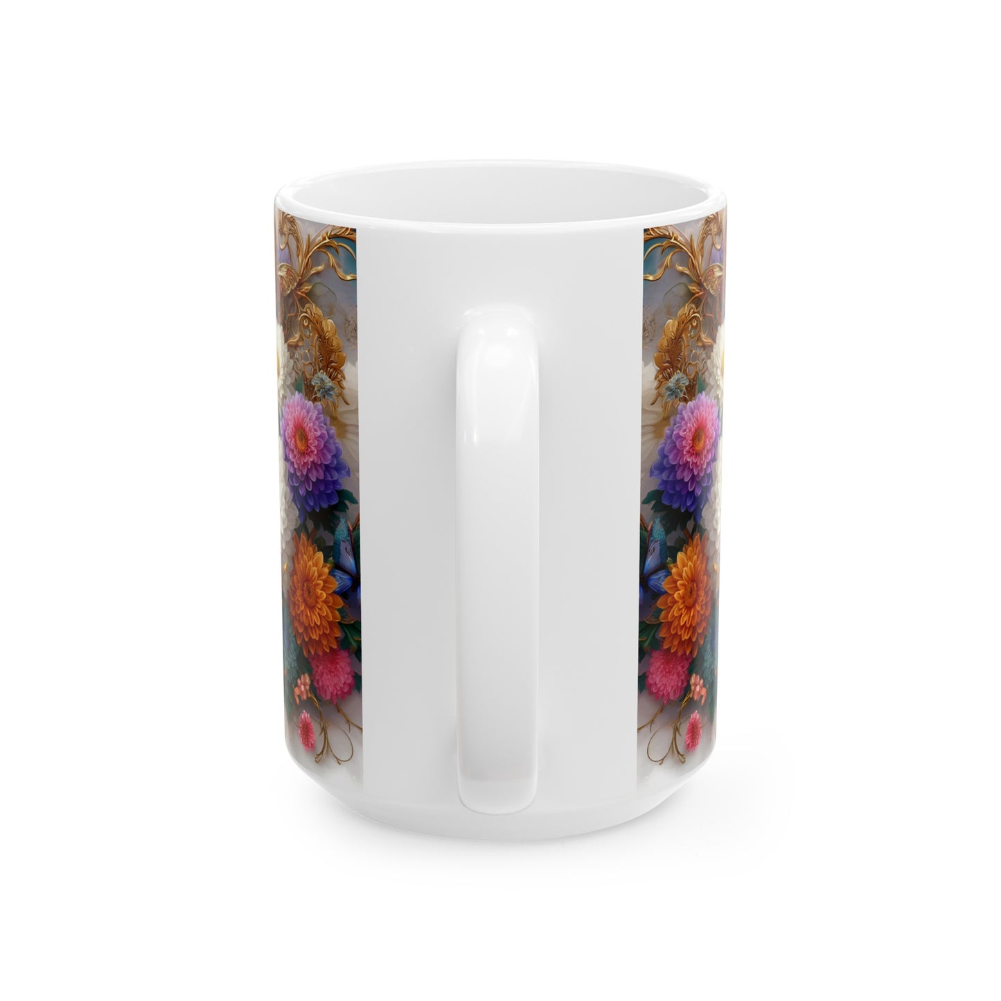 Birth Flower Mug, November - Chrysanthemum, Loyalty and Honesty