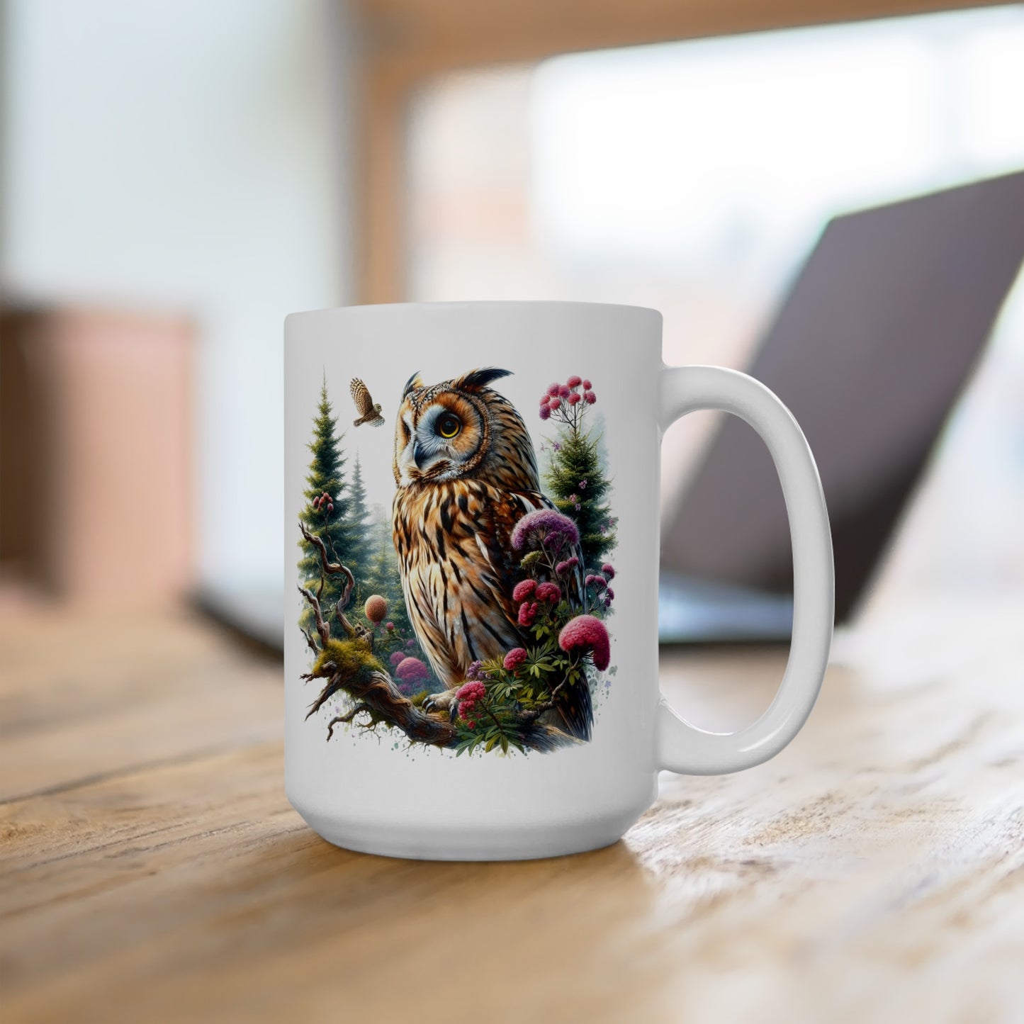 Mystical Owl Mug Collection - Magical Forest Owl Art, Multiple Sizes - Ideal Gift for Nature Enthusiasts