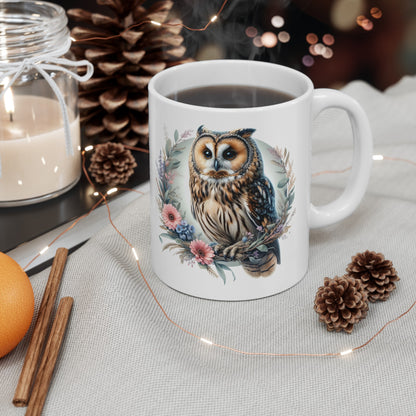 Mystical Owl Mug Collection - Magical Forest Owl Art, Multiple Sizes - Ideal Gift for Nature Enthusiasts