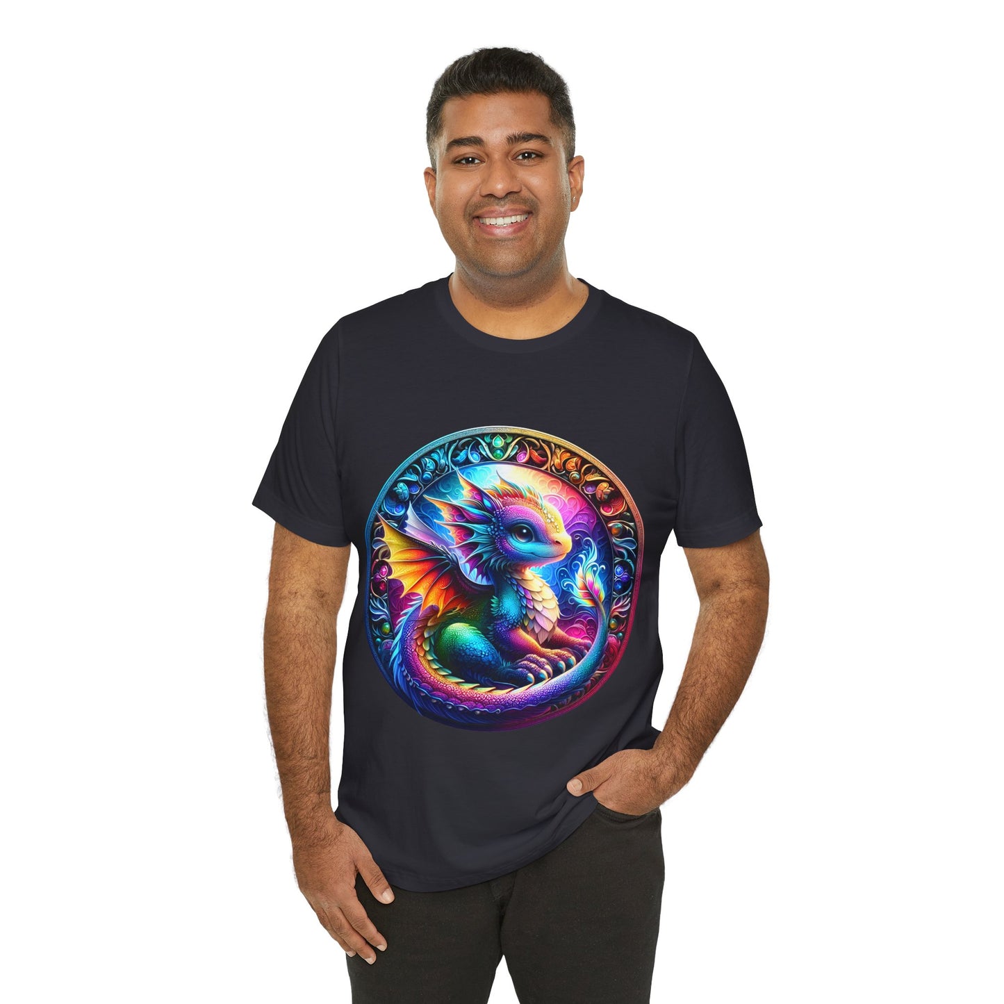 Baby Dragon T-Shirt - Whimsical Creature Art Tee, Unisex, Soft Cotton - Perfect for Fantasy and Dragon Enthusiasts