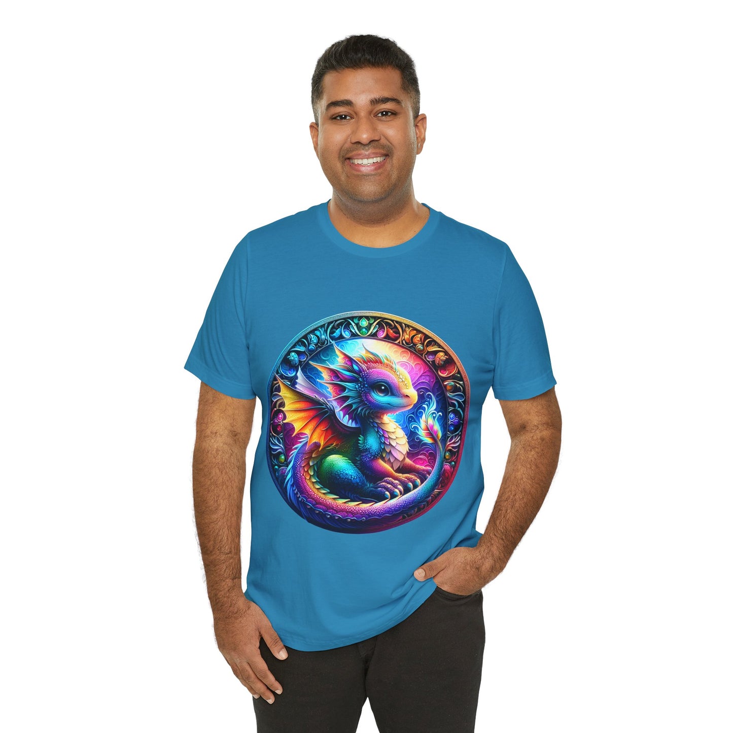 Baby Dragon T-Shirt - Whimsical Creature Art Tee, Unisex, Soft Cotton - Perfect for Fantasy and Dragon Enthusiasts