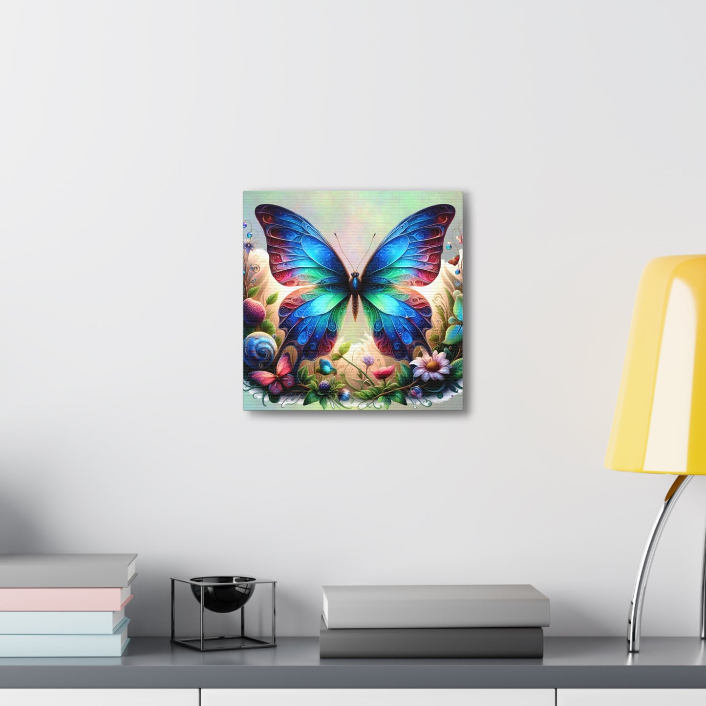 Butterfly Canvas Print - Ethereal Flight Art, Available in Multiple Sizes