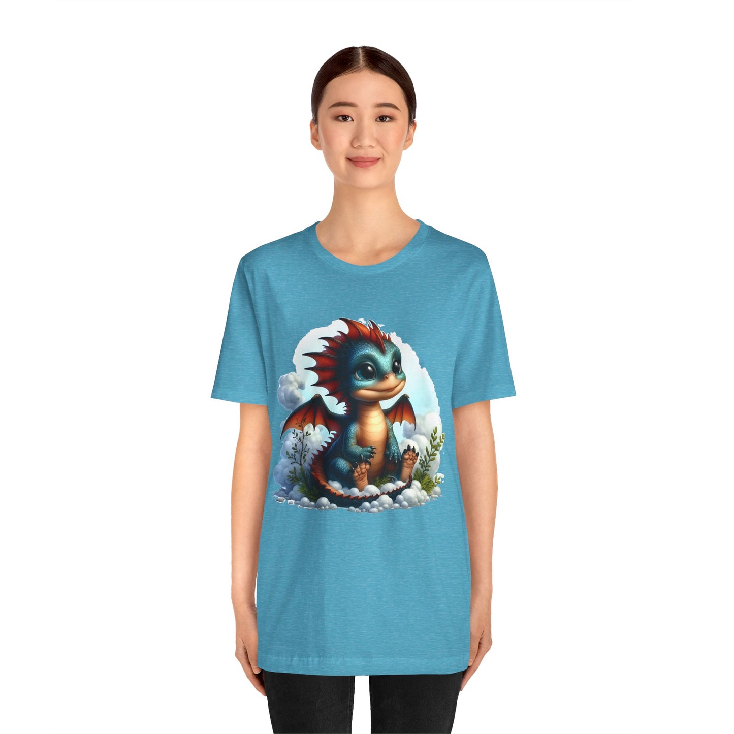 Baby Dragon T-Shirt - Whimsical Creature Art Tee, Unisex, Soft Cotton - Perfect for Fantasy and Dragon Enthusiasts