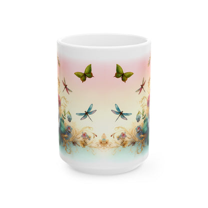 Birth Flower Mug, February - Primrose, Eternal Love and Vitality