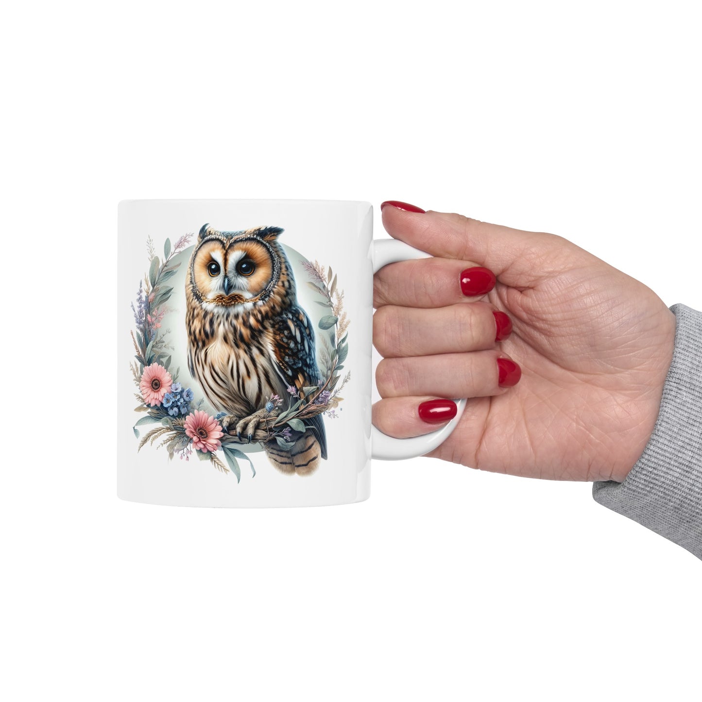 Mystical Owl Mug Collection - Magical Forest Owl Art, Multiple Sizes - Ideal Gift for Nature Enthusiasts