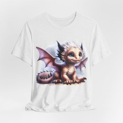 Baby Dragon T-Shirt - Whimsical Creature Art Tee, Unisex, Soft Cotton - Perfect for Fantasy and Dragon Enthusiasts