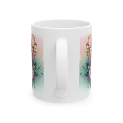 Birth Flower Mug, February - Primrose, Eternal Love and Vitality