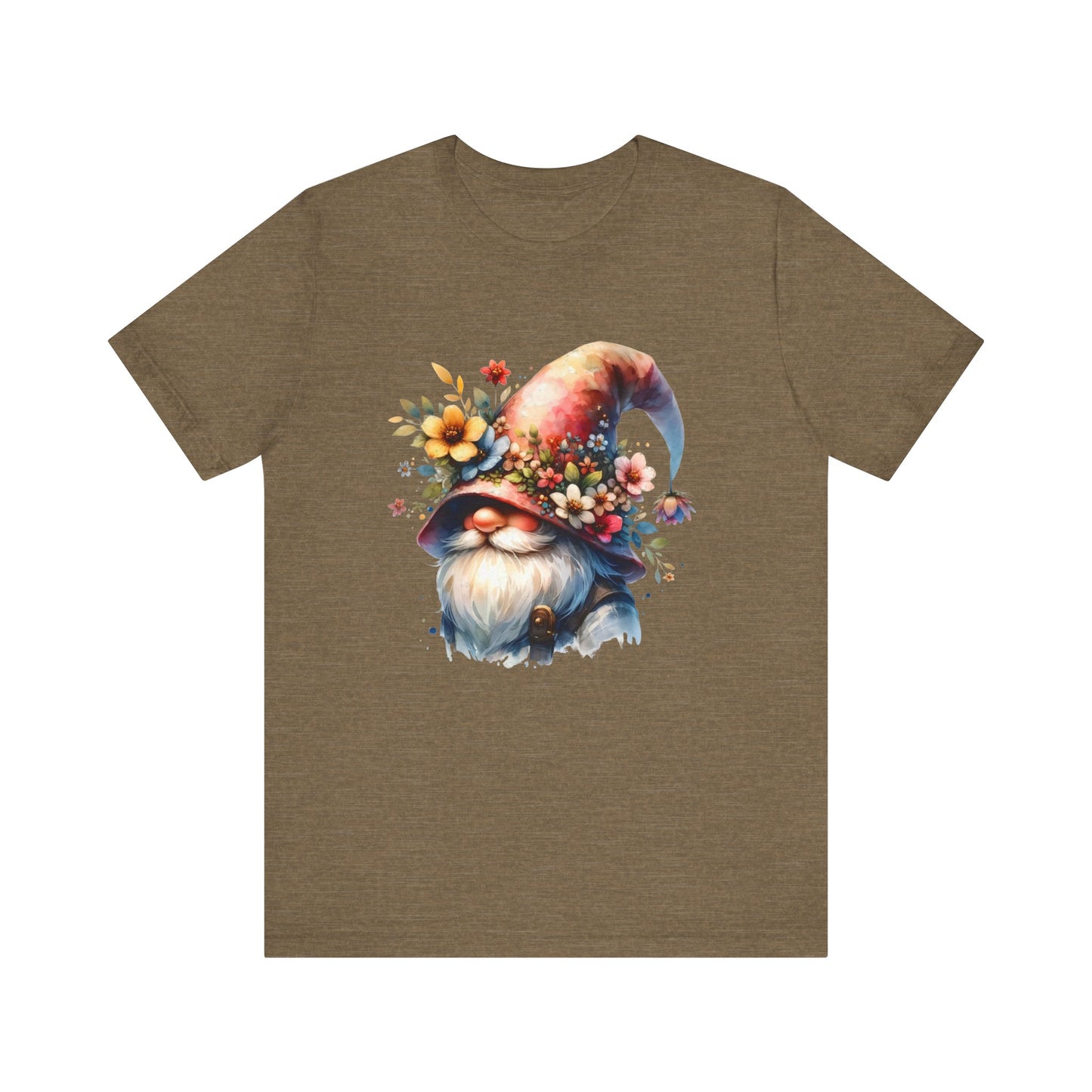 Gnome T-Shirt - Mystical Forest Dweller Art Tee, Unisex, Soft Cotton - Perfect for Garden and Fantasy Fans