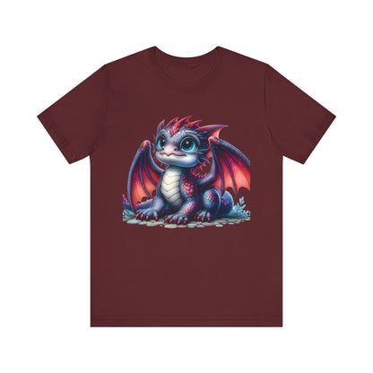 Baby Dragon T-Shirt - Whimsical Creature Art Tee, Unisex, Soft Cotton - Perfect for Fantasy and Dragon Enthusiasts