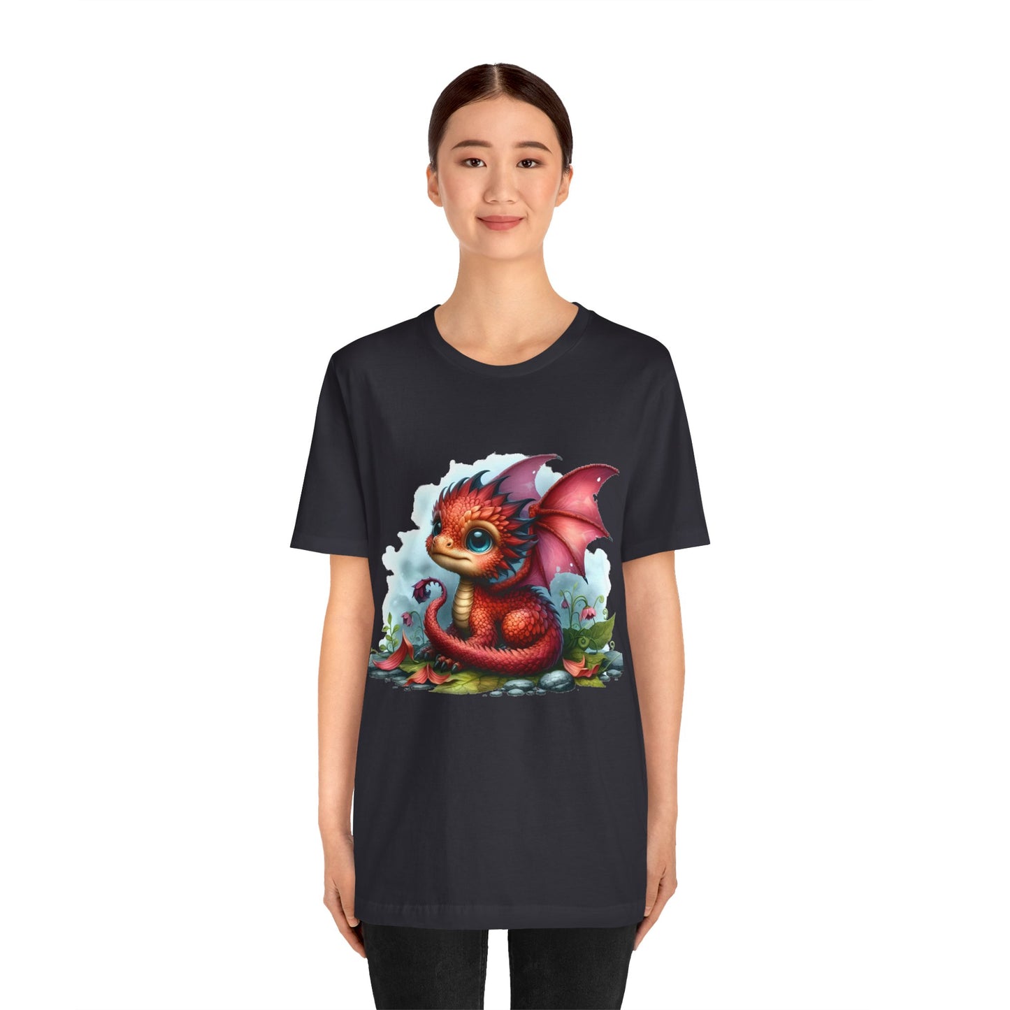 Baby Dragon T-Shirt - Whimsical Creature Art Tee, Unisex, Soft Cotton - Perfect for Fantasy and Dragon Enthusiasts