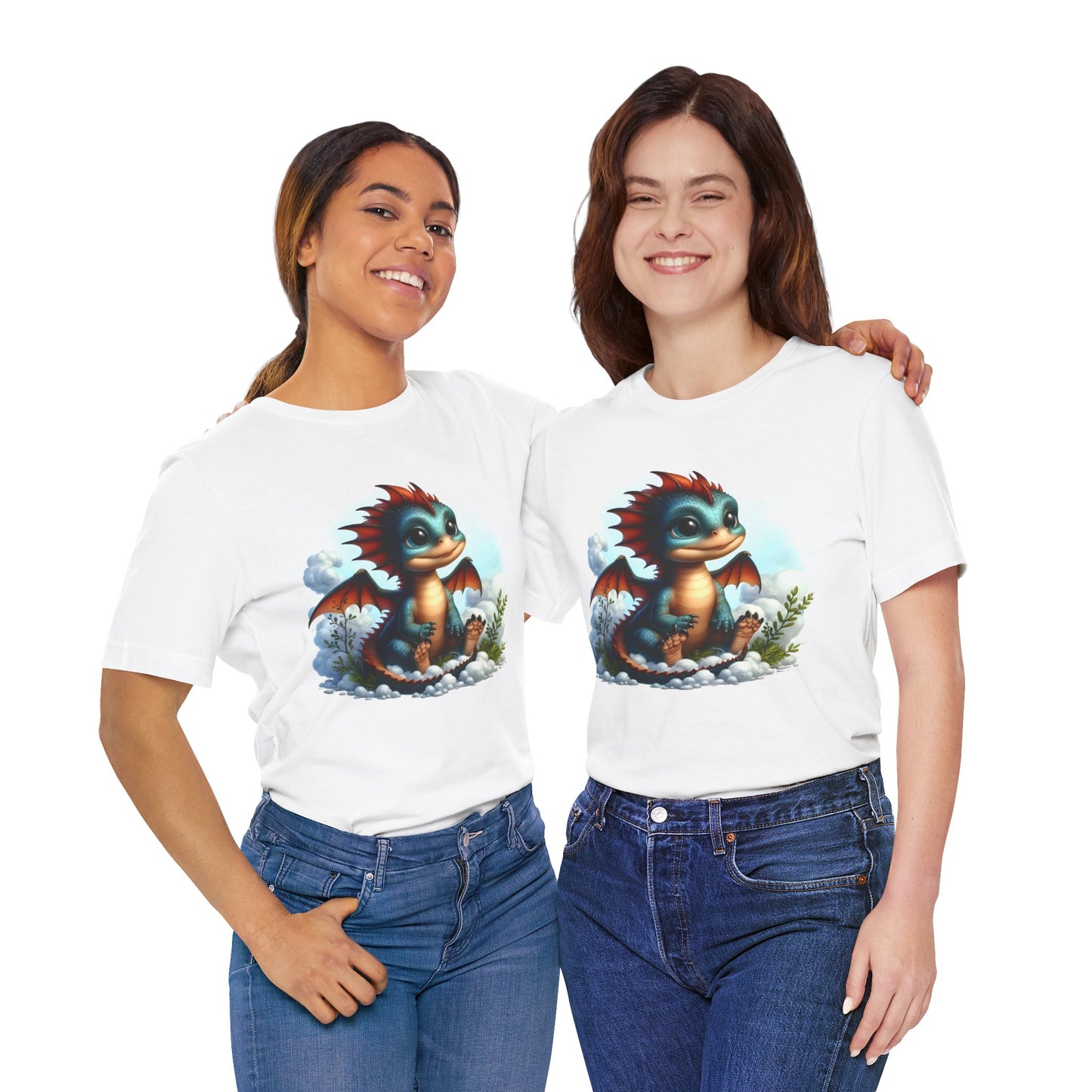 Baby Dragon T-Shirt - Whimsical Creature Art Tee, Unisex, Soft Cotton - Perfect for Fantasy and Dragon Enthusiasts