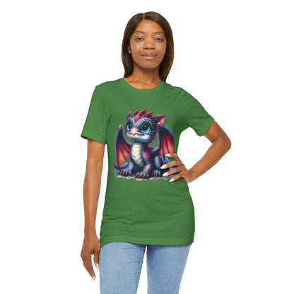 Baby Dragon T-Shirt - Whimsical Creature Art Tee, Unisex, Soft Cotton - Perfect for Fantasy and Dragon Enthusiasts