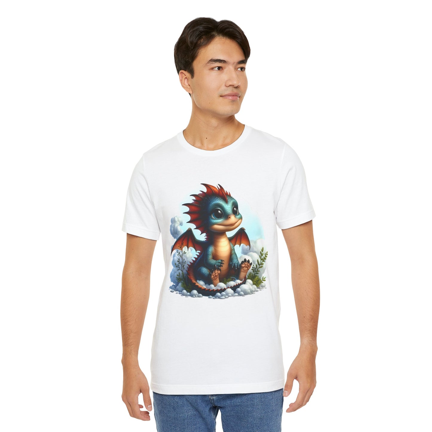 Baby Dragon T-Shirt - Whimsical Creature Art Tee, Unisex, Soft Cotton - Perfect for Fantasy and Dragon Enthusiasts