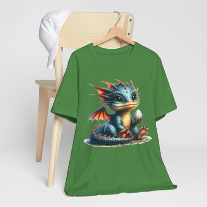 Baby Dragon T-Shirt - Whimsical Creature Art Tee, Unisex, Soft Cotton - Perfect for Fantasy and Dragon Enthusiasts