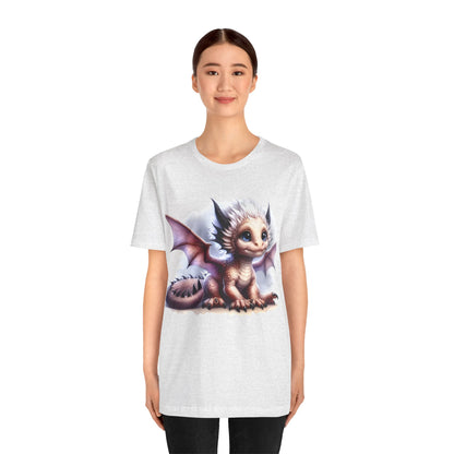 Baby Dragon T-Shirt - Whimsical Creature Art Tee, Unisex, Soft Cotton - Perfect for Fantasy and Dragon Enthusiasts