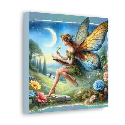 Fairy Canvas Print - Mystical Artwork, Ethereal Woodland Scene