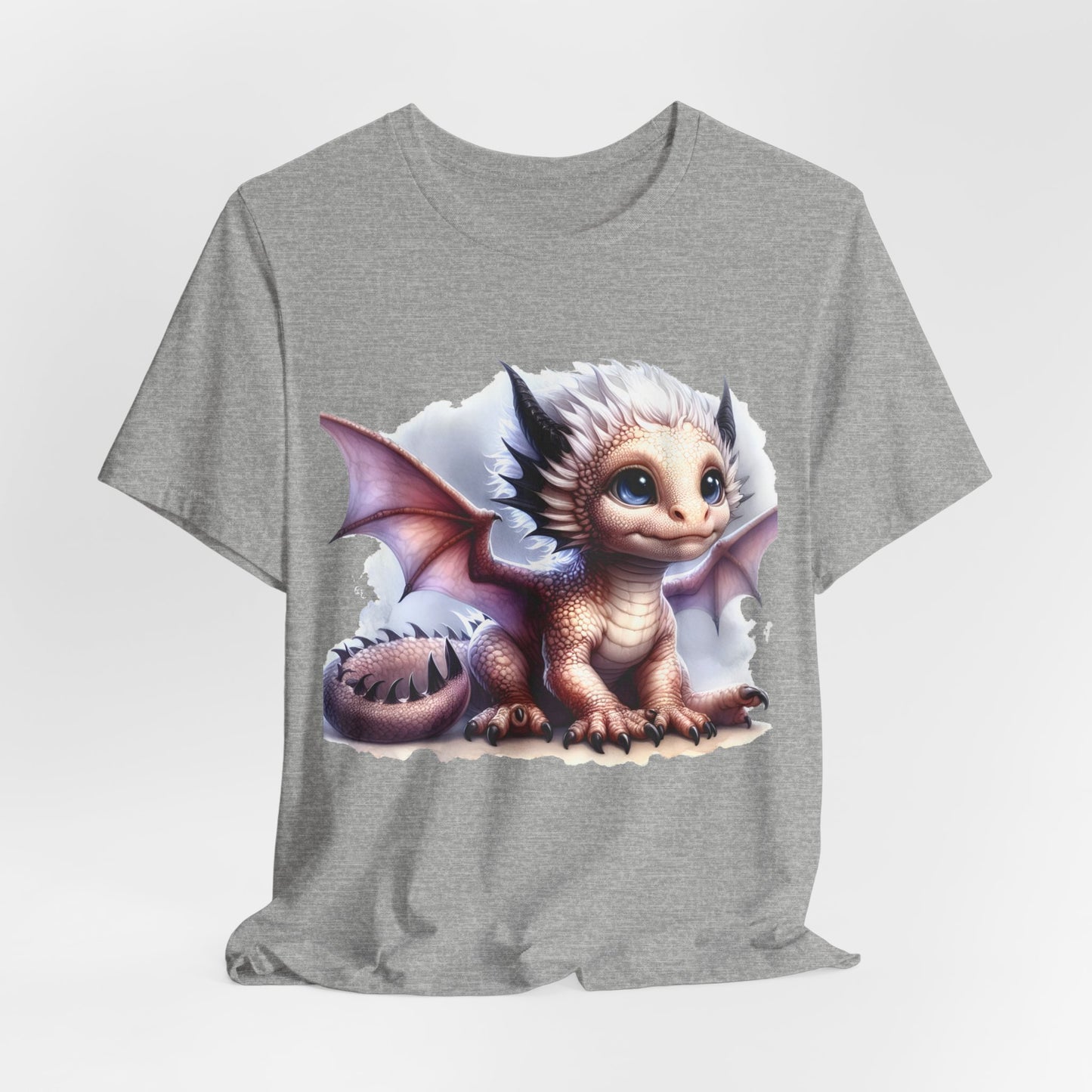 Baby Dragon T-Shirt - Whimsical Creature Art Tee, Unisex, Soft Cotton - Perfect for Fantasy and Dragon Enthusiasts