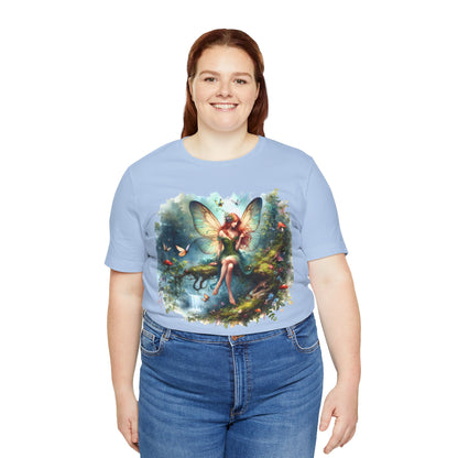 Fairy T-Shirt - Mystical Art Tee, Unisex, Soft Cotton - Perfect Gift for Fantasy Lovers