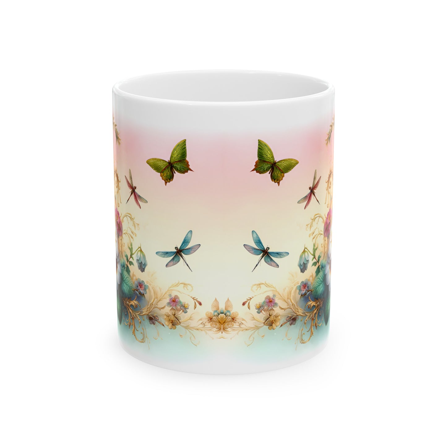 Birth Flower Mug, February - Primrose, Eternal Love and Vitality