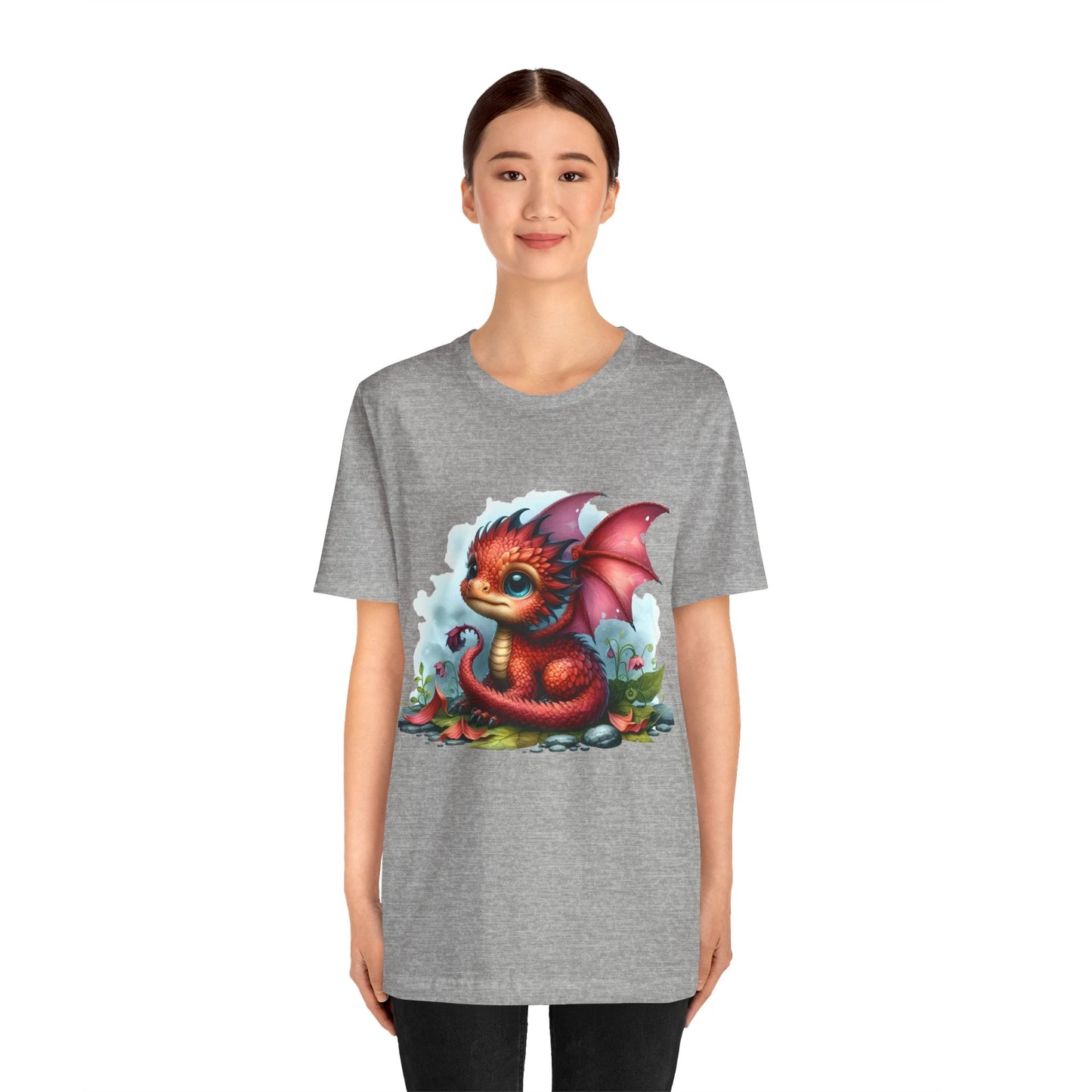 Baby Dragon T-Shirt - Whimsical Creature Art Tee, Unisex, Soft Cotton - Perfect for Fantasy and Dragon Enthusiasts