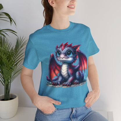 Baby Dragon T-Shirt - Whimsical Creature Art Tee, Unisex, Soft Cotton - Perfect for Fantasy and Dragon Enthusiasts