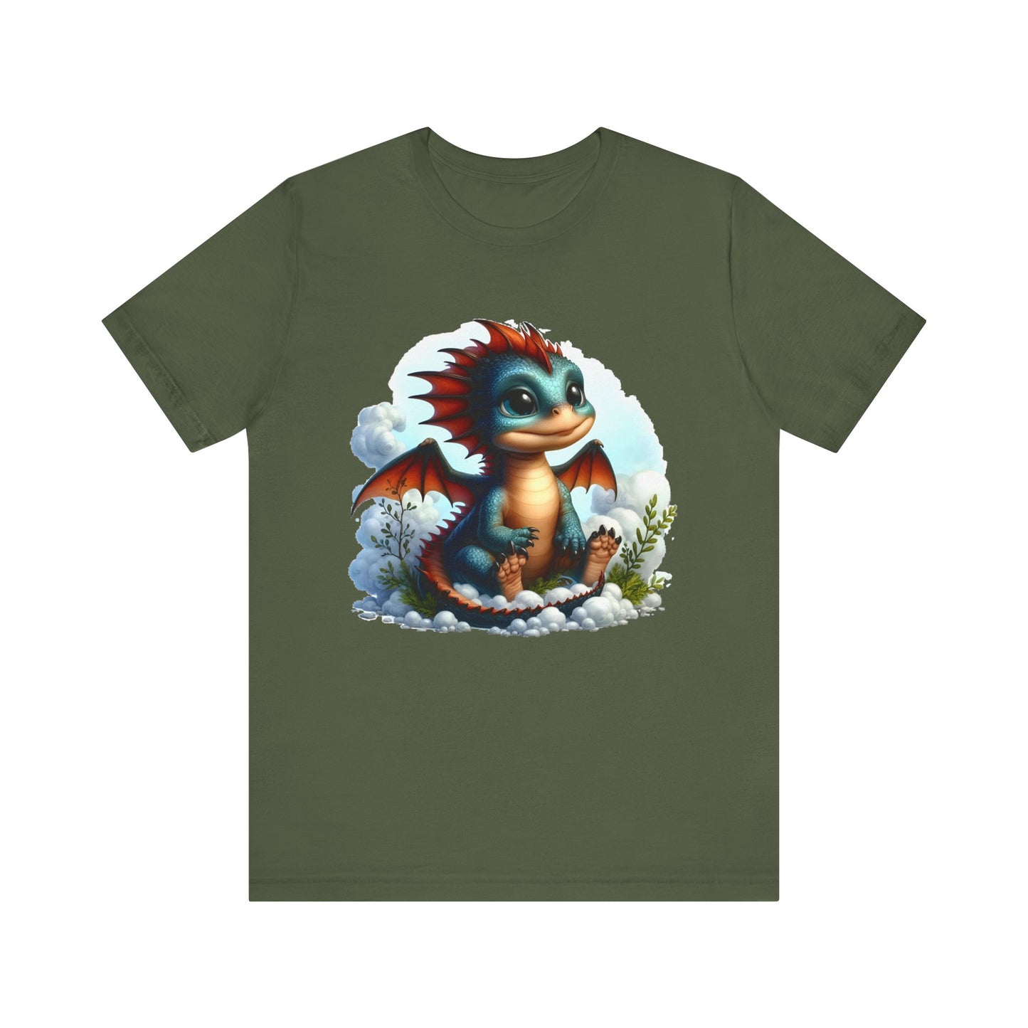 Baby Dragon T-Shirt - Whimsical Creature Art Tee, Unisex, Soft Cotton - Perfect for Fantasy and Dragon Enthusiasts