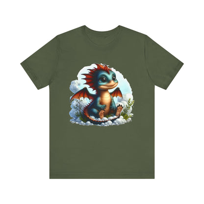 Baby Dragon T-Shirt - Whimsical Creature Art Tee, Unisex, Soft Cotton - Perfect for Fantasy and Dragon Enthusiasts