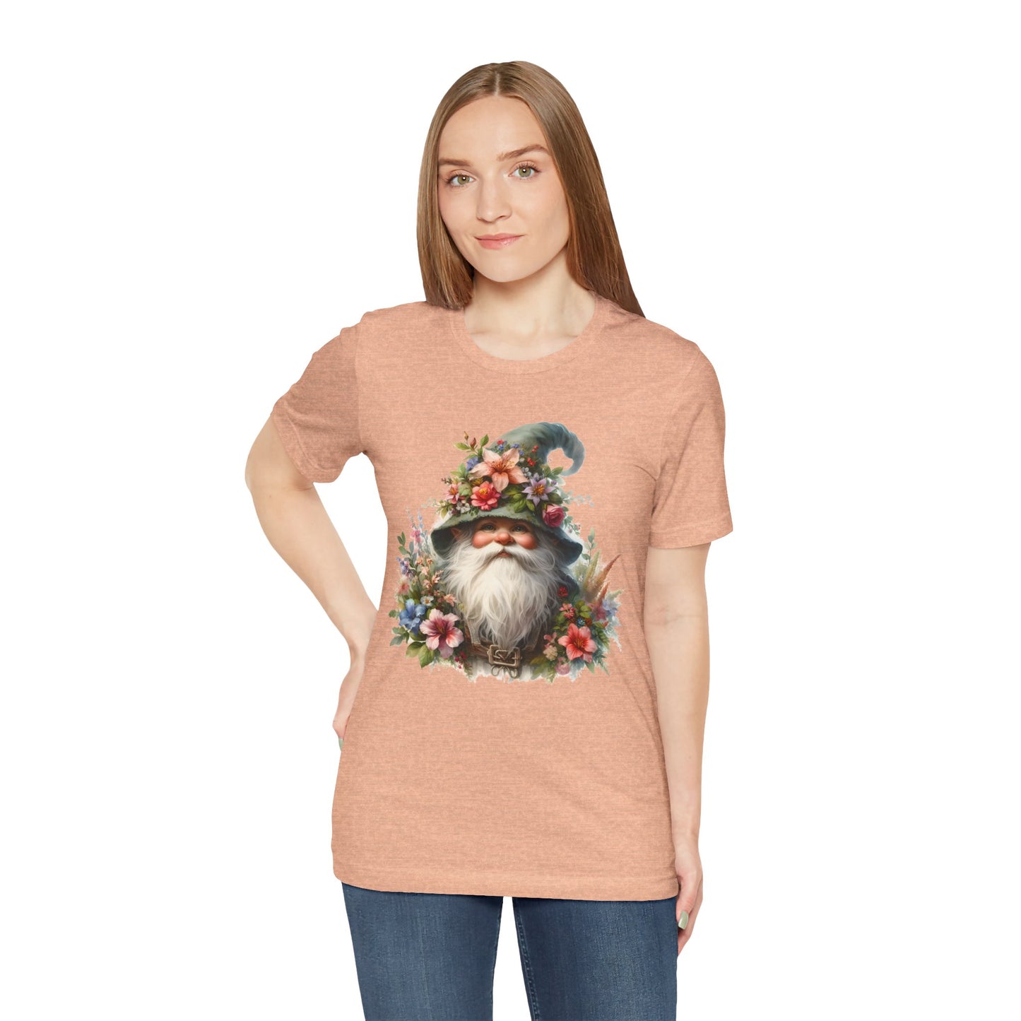 Gnome T-Shirt - Mystical Forest Dweller Art Tee, Unisex, Soft Cotton - Perfect for Garden and Fantasy Fans