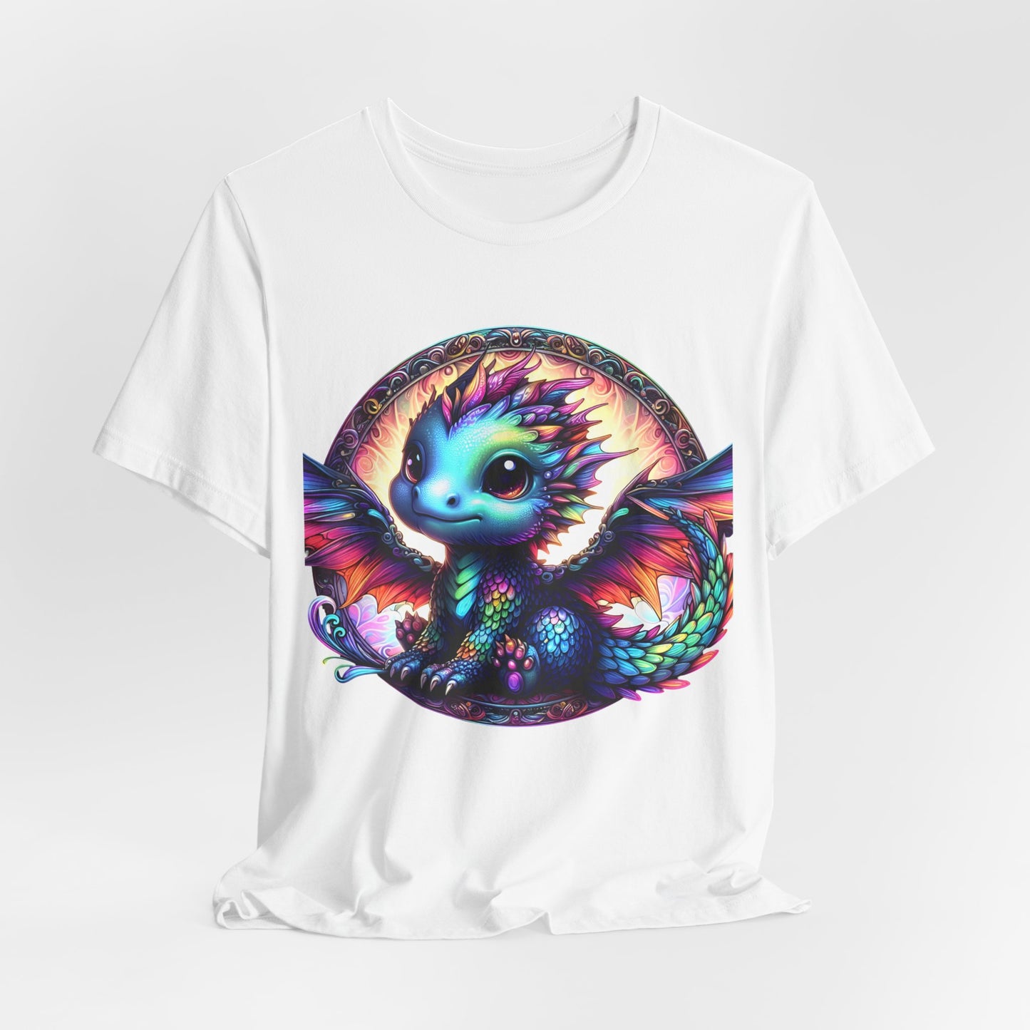 Baby Dragon T-Shirt - Whimsical Creature Art Tee, Unisex, Soft Cotton - Perfect for Fantasy and Dragon Enthusiasts