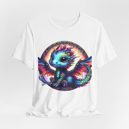 Baby Dragon T-Shirt - Whimsical Creature Art Tee, Unisex, Soft Cotton - Perfect for Fantasy and Dragon Enthusiasts