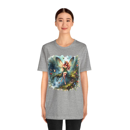 Fairy T-Shirt - Mystical Art Tee, Unisex, Soft Cotton - Perfect Gift for Fantasy Lovers