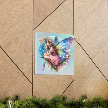 Fairy Canvas Print - Mystical Artwork, Ethereal Woodland Scene