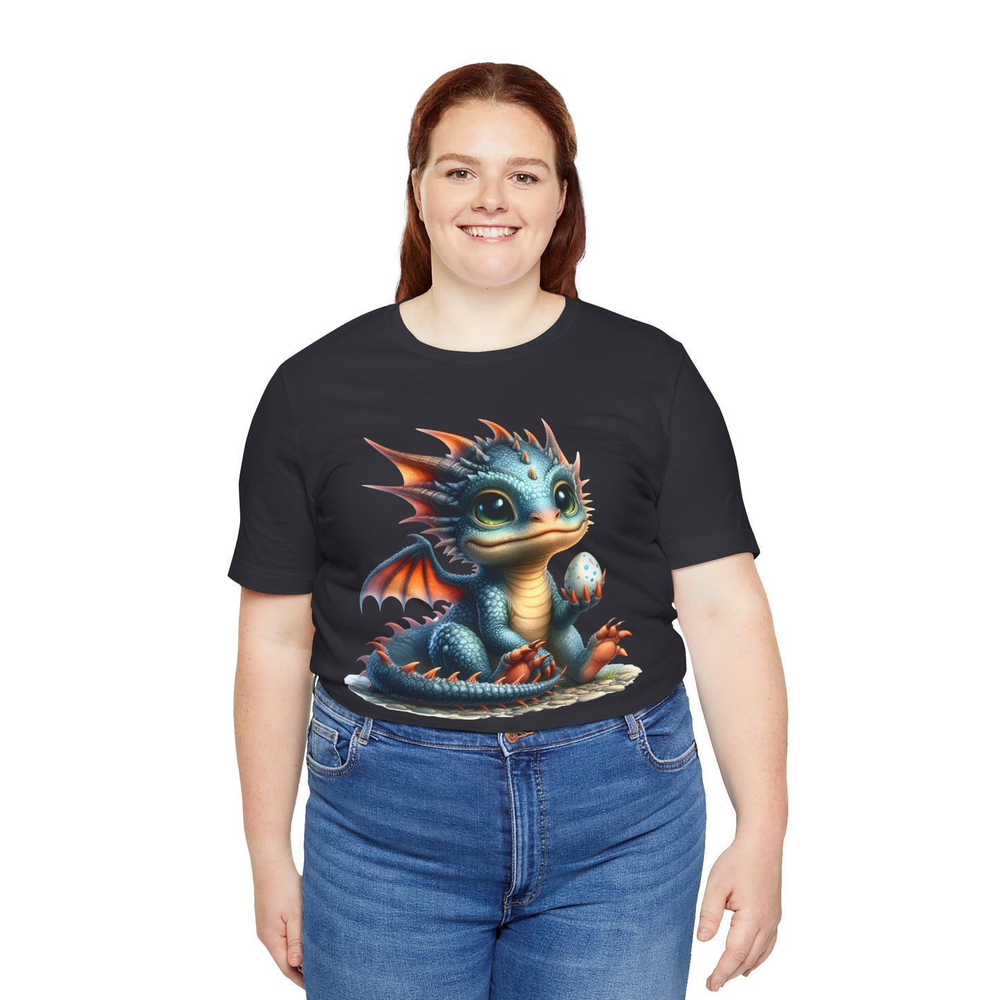 Baby Dragon T-Shirt - Whimsical Creature Art Tee, Unisex, Soft Cotton - Perfect for Fantasy and Dragon Enthusiasts