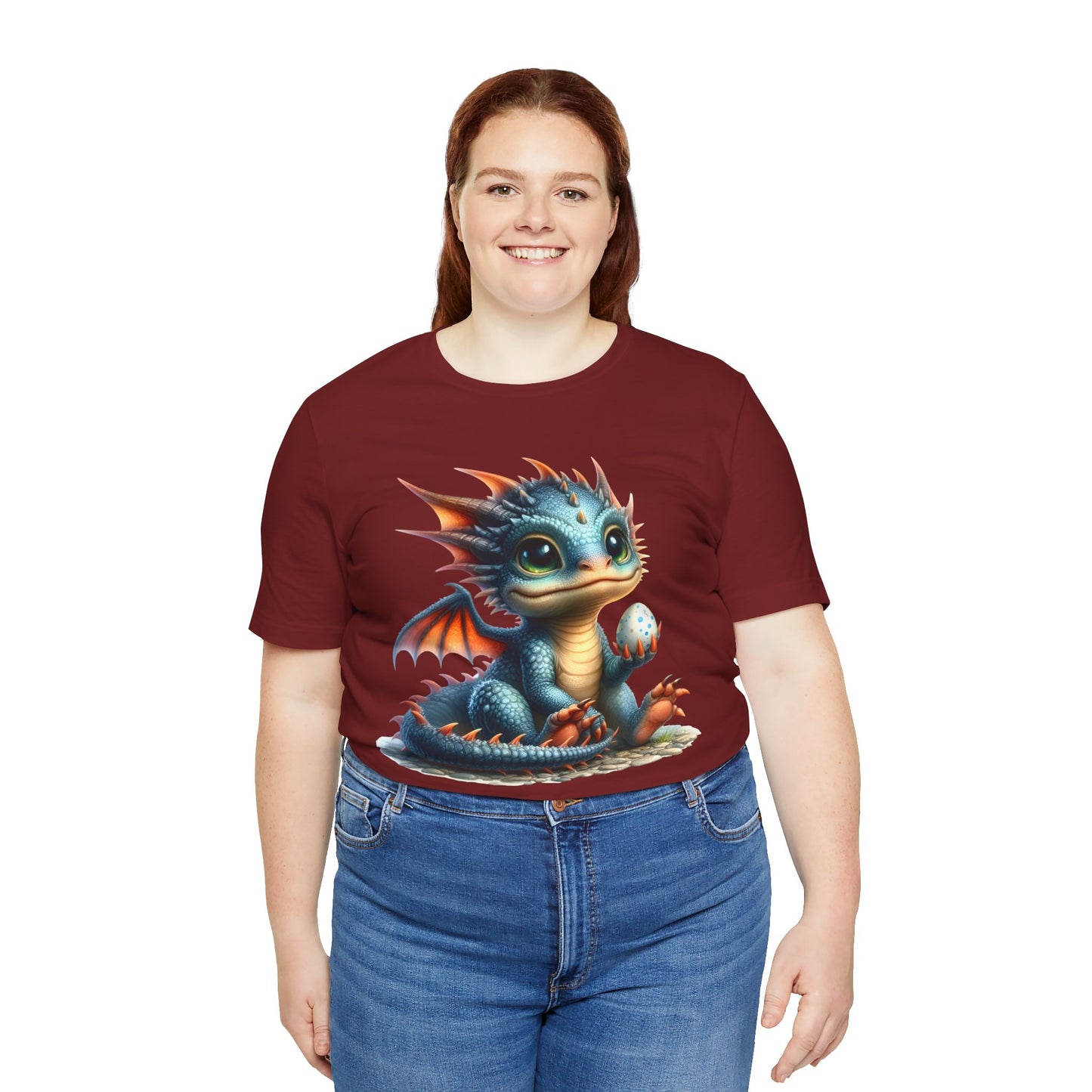 Baby Dragon T-Shirt - Whimsical Creature Art Tee, Unisex, Soft Cotton - Perfect for Fantasy and Dragon Enthusiasts