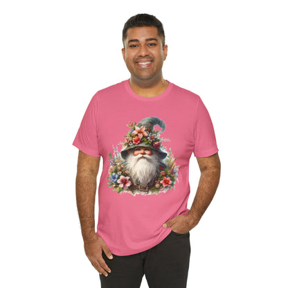 Gnome T-Shirt - Mystical Forest Dweller Art Tee, Unisex, Soft Cotton - Perfect for Garden and Fantasy Fans