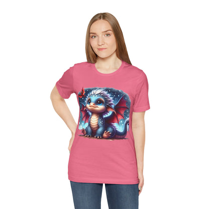 Baby Dragon T-Shirt - Whimsical Creature Art Tee, Unisex, Soft Cotton - Perfect for Fantasy and Dragon Enthusiasts