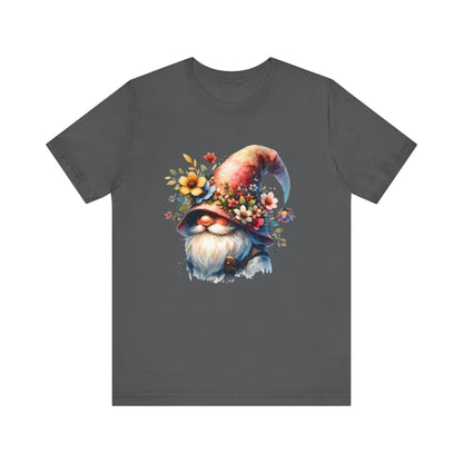 Gnome T-Shirt - Mystical Forest Dweller Art Tee, Unisex, Soft Cotton - Perfect for Garden and Fantasy Fans