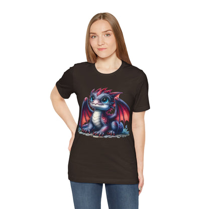 Baby Dragon T-Shirt - Whimsical Creature Art Tee, Unisex, Soft Cotton - Perfect for Fantasy and Dragon Enthusiasts