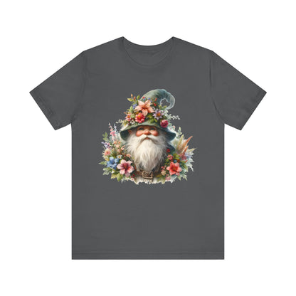 Gnome T-Shirt - Mystical Forest Dweller Art Tee, Unisex, Soft Cotton - Perfect for Garden and Fantasy Fans