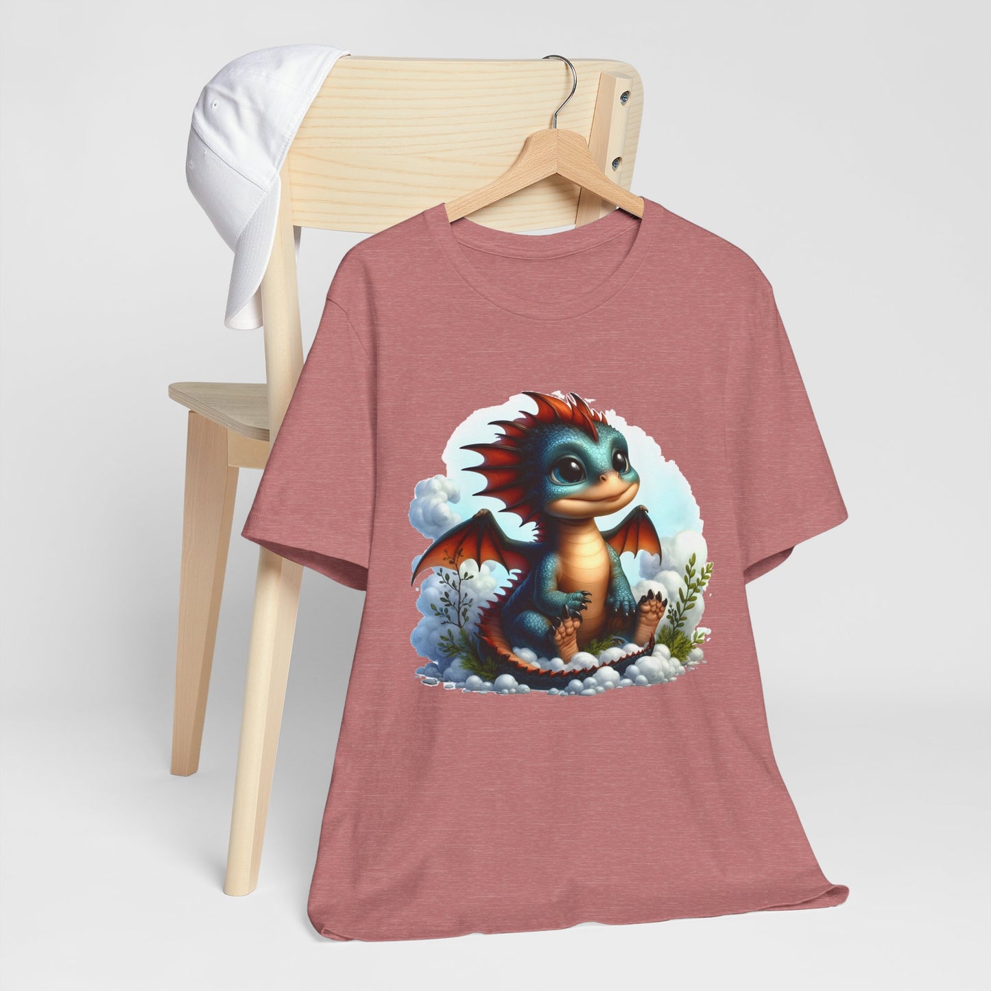 Baby Dragon T-Shirt - Whimsical Creature Art Tee, Unisex, Soft Cotton - Perfect for Fantasy and Dragon Enthusiasts