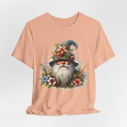 Gnome T-Shirt - Mystical Forest Dweller Art Tee, Unisex, Soft Cotton - Perfect for Garden and Fantasy Fans