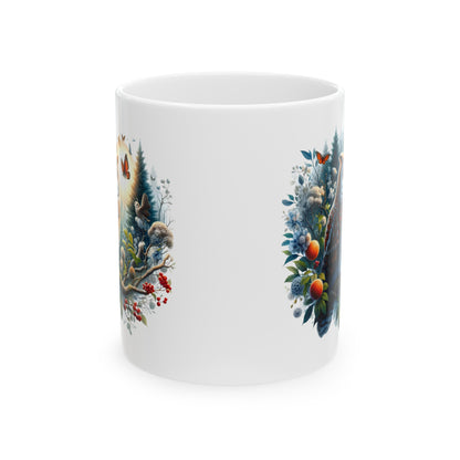 Mystical Owl Mug Collection - Magical Forest Owl Art, Multiple Sizes - Ideal Gift for Nature Enthusiasts