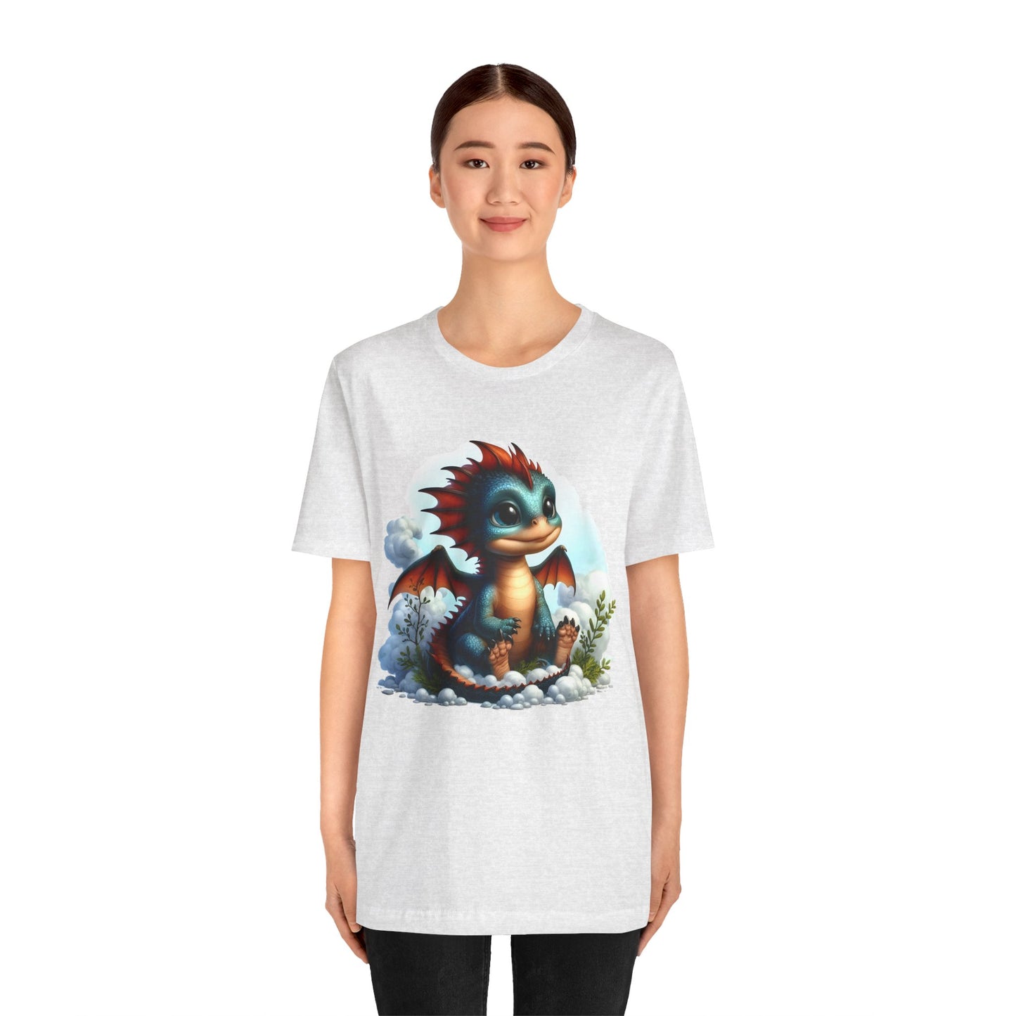 Baby Dragon T-Shirt - Whimsical Creature Art Tee, Unisex, Soft Cotton - Perfect for Fantasy and Dragon Enthusiasts