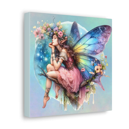 Fairy Canvas Print - Mystical Artwork, Ethereal Woodland Scene