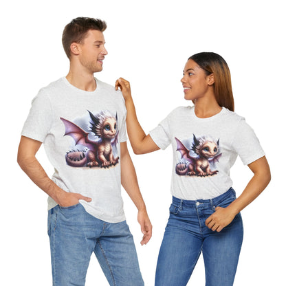 Baby Dragon T-Shirt - Whimsical Creature Art Tee, Unisex, Soft Cotton - Perfect for Fantasy and Dragon Enthusiasts