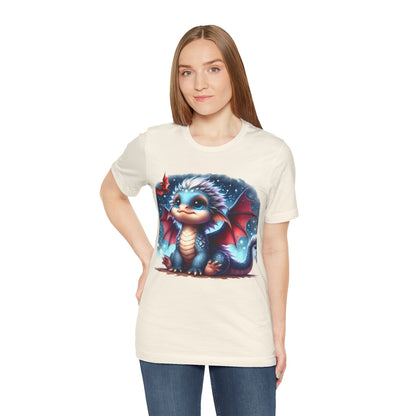 Baby Dragon T-Shirt - Whimsical Creature Art Tee, Unisex, Soft Cotton - Perfect for Fantasy and Dragon Enthusiasts