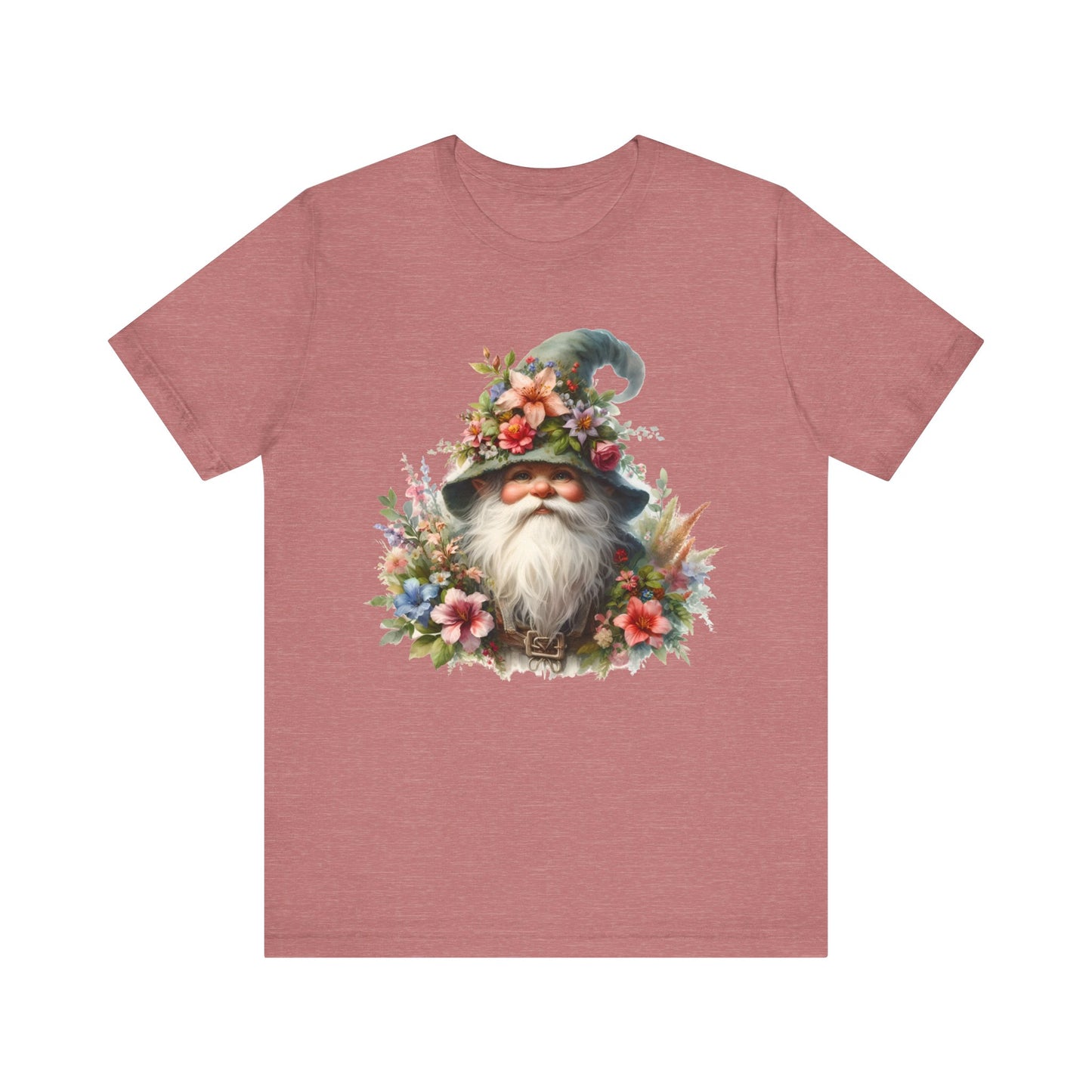 Gnome T-Shirt - Mystical Forest Dweller Art Tee, Unisex, Soft Cotton - Perfect for Garden and Fantasy Fans